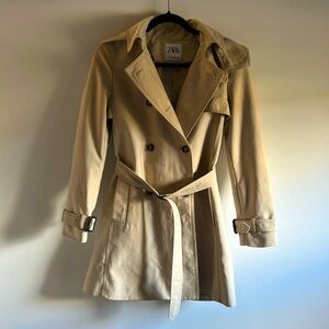 Zara hooded trench